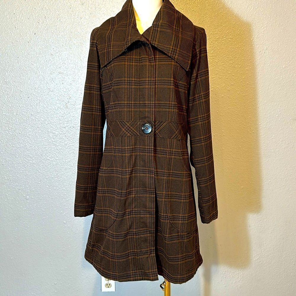 Patagonia Darya wind proof women’s polartec plaid jacket size M